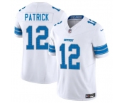 Men's Detroit Lions #12 Tim Patrick White 2025 F.U.S.E. Vapor Limited Football Stitched Jersey