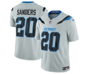 Men's Detroit Lions #20 Barry Sanders Silver 2026 F.U.S.E. Rivalries Collection Limited Football Stitched Jersey Men's Detroit Lions #20 Barry Sanders Silver 2026 F.U.S.E. Rivalries Collection Limited Football Stitched Jersey