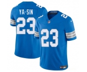 Men's Detroit Lions #23 Rock Ya-Sin Blue 2025 F.U.S.E. Vapor Limited Football Stitched Jersey