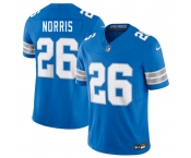 Men's Detroit Lions #26 Morice Norris Blue 2025 F.U.S.E. Vapor Limited Football Stitched Jersey