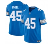 Men's Detroit Lions #45 Devin White Blue 2026 F.U.S.E. Vapor Limited Football Stitched Jersey Men's Detroit Lions #45 Devin White Blue 2026 F.U.S.E. Vapor Limited Football Stitched Jersey