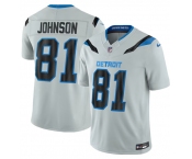 Men's Detroit Lions #81 Calvin Johnson Silver 2026 F.U.S.E. Rivalries Collection Limited Football Stitched Jersey Men's Detroit Lions #81 Calvin Johnson Silver 2026 F.U.S.E. Rivalries Collection Limited Football Stitched Jersey