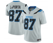 Men's Detroit Lions #87 Sam LaPorta Silver 2026 F.U.S.E. Rivalries Collection Limited Football Stitched Jersey Men's Detroit Lions #87 Sam LaPorta Silver 2026 F.U.S.E. Rivalries Collection Limited Football Stitched Jersey