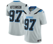 Men's Detroit Lions #97 Aidan Hutchinson Silver 2026 F.U.S.E. Rivalries Collection Limited Football Stitched Jersey Men's Detroit Lions #97 Aidan Hutchinson Silver 2026 F.U.S.E. Rivalries Collection Limited Football Stitched Jersey