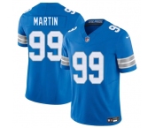 Men's Detroit Lions #99 Brodric Martin Blue 2025 F.U.S.E. Vapor Limited Football Stitched Jersey