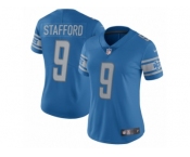 Women's Detroit Lions #9 Matthew Stafford Nike Blue 2017 Limited Jersey