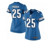 Women's Nike Detroit Lions #25 Theo Riddick Limited Light Blue Team Color NFL Jersey