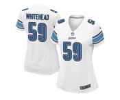 Women's Nike Detroit Lions #59 Tahir Whitehead Limited White NFL Jersey