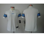 nike women nfl jersey detroit lions blank white[nike limited]