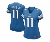 nike women nfl jerseys detroit lions #11 marvin jones jr blue[nike]