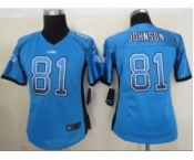 nike women nfl jerseys detroit lions #81 calvin johnson blue[Elite drift fashion]