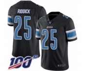 Youth Detroit Lions #25 Theo Riddick Limited Black Rush Vapor Untouchable 100th Season Football Jersey