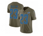 Youth Nike Detroit Lions #23 Darius Slay Limited Olive 2017 Salute to Service NFL Jersey