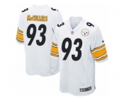 Men's Nike Pittsburgh Steelers #93 Dan McCullers Game White NFL Jersey