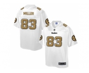 Nike Pittsburgh Steelers #83 Heath Miller White Men's NFL Pro Line Fashion Game Jersey