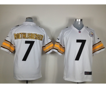 nike nfl jerseys pittsburgh steelers #7 roethlisberger white[game]