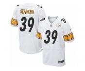 Men's Nike Pittsburgh Steelers #39 Daimion Stafford Elite White NFL Jersey