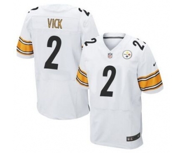nike nfl jerseys pittsburgh steelers #2 vick white[Elite]