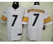 nike nfl jerseys pittsburgh steelers #7 roethlisberger white[elite]