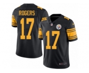 Men Nike Pittsburgh Steelers #17 Eli Rogers Black Color Rush Limited Jersey