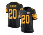 Men Nike Pittsburgh Steelers #20 Rocky Bleier Black Color Rush Limited Jersey