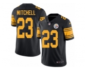 Men Nike Pittsburgh Steelers #23 Mike Mitchell Black Color Rush Limited Jersey