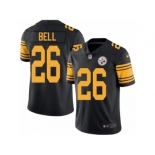 Men Nike Pittsburgh Steelers #26 Le'Veon Bell Black Color Rush Limited Jersey