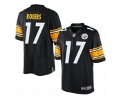 Men's Nike Pittsburgh Steelers #17 Eli Rogers Limited Black Team Color NFL Jersey