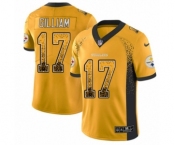 Men's Nike Pittsburgh Steelers #17 Joe Gilliam Limited Gold Rush Drift Fashion NFL Jersey Men's Nike Pittsburgh Steelers #17 Joe Gilliam Limited Gold Rush Drift Fashion NFL Jersey