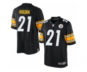 Men's Nike Pittsburgh Steelers #21 Robert Golden Limited Black Team Color NFL Jersey