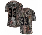Men's Nike Pittsburgh Steelers #33 Merril Hoge Camo Rush Realtree Limited NFL Jersey