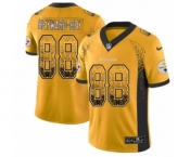 Men's Nike Pittsburgh Steelers #88 Darrius Heyward-Bey Limited Gold Rush Drift Fashion NFL Jersey