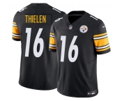Men's Pittsburgh Steelers #16 Adam Thielen Black 2025 F.U.S.E. Vapor Limited Football Stitched Jersey Men's Pittsburgh Steelers #16 Adam Thielen Black 2025 F.U.S.E. Vapor Limited Football Stitched Jersey