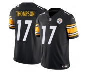 Men's Pittsburgh Steelers #17 Skylar Thompson Black 2025 F.U.S.E. Vapor Untouchable Limited Football Stitched Jersey