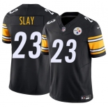Men's Pittsburgh Steelers #23 Darius Slay Black 2025 F.U.S.E. Vapor Limited Football Stitched Jersey