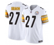 Men's Pittsburgh Steelers #27 Trey Sermon White 2025 F.U.S.E. Vapor Limited Football Stitched Jersey