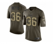 nike nfl jerseys pittsburgh steelers #36 bettis army green[nike Limited Salute To Service]