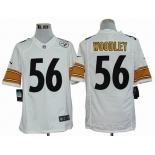 nike nfl jerseys pittsburgh steelers #56 woodley white[nike limited]