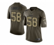 nike nfl jerseys pittsburgh steelers #58 lambert army green[nike Limited Salute To Service]