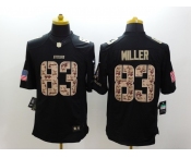 nike nfl jerseys pittsburgh steelers #83 miller black [salute to service limited]