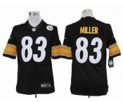 nike nfl jerseys pittsburgh steelers #83 miller black[nike limited]