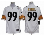 nike nfl jerseys pittsburgh steelers #99 keisel white[nike limited]