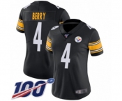Women's Pittsburgh Steelers #4 Jordan Berry Black Team Color Vapor Untouchable Limited Player 100th Season Football Jersey