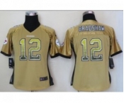 nike women nfl jerseys pittsburgh steelers #12 terry bradshaw gold[Elite drift fashion]