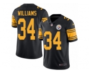 Youth Nike Pittsburgh Steelers #34 DeAngelo Williams Limited Black Rush NFL Jersey