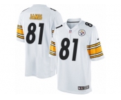 Youth Nike Pittsburgh Steelers #81 Jesse James Limited White NFL Jersey