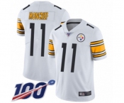 Youth Pittsburgh Steelers #11 Donte Moncrief White Vapor Untouchable Limited Player 100th Season Football Jersey