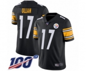 Youth Pittsburgh Steelers #17 Joe Gilliam Black Team Color Vapor Untouchable Limited Player 100th Season Football Jersey