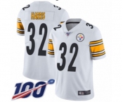 Youth Pittsburgh Steelers #32 Franco Harris White Vapor Untouchable Limited Player 100th Season Football Jersey