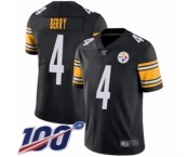 Youth Pittsburgh Steelers #4 Jordan Berry Black Team Color Vapor Untouchable Limited Player 100th Season Football Jersey